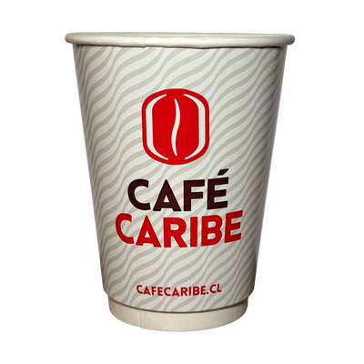 Vaso desechable extra grande doble pared 14oz - 25 unidades