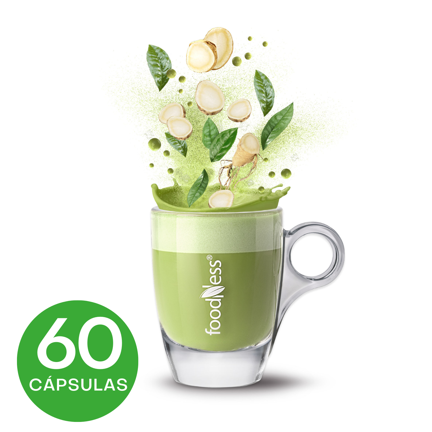 Matcha Latte con Ginseng