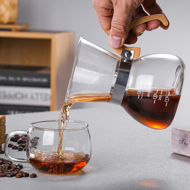 Cafetera con Filtro de Acero Inoxidable 300 ml