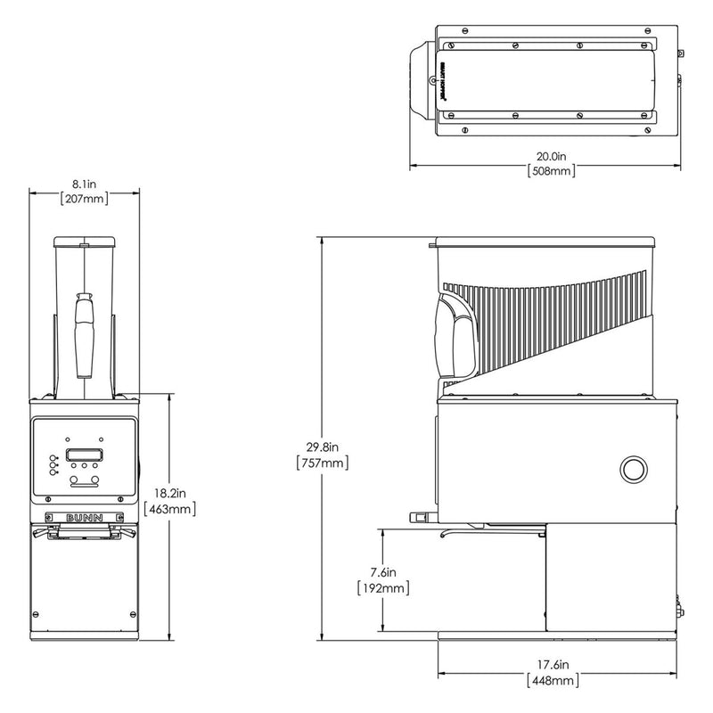Bunn - G9WD-RH Stainless Steel (40700.0132)
