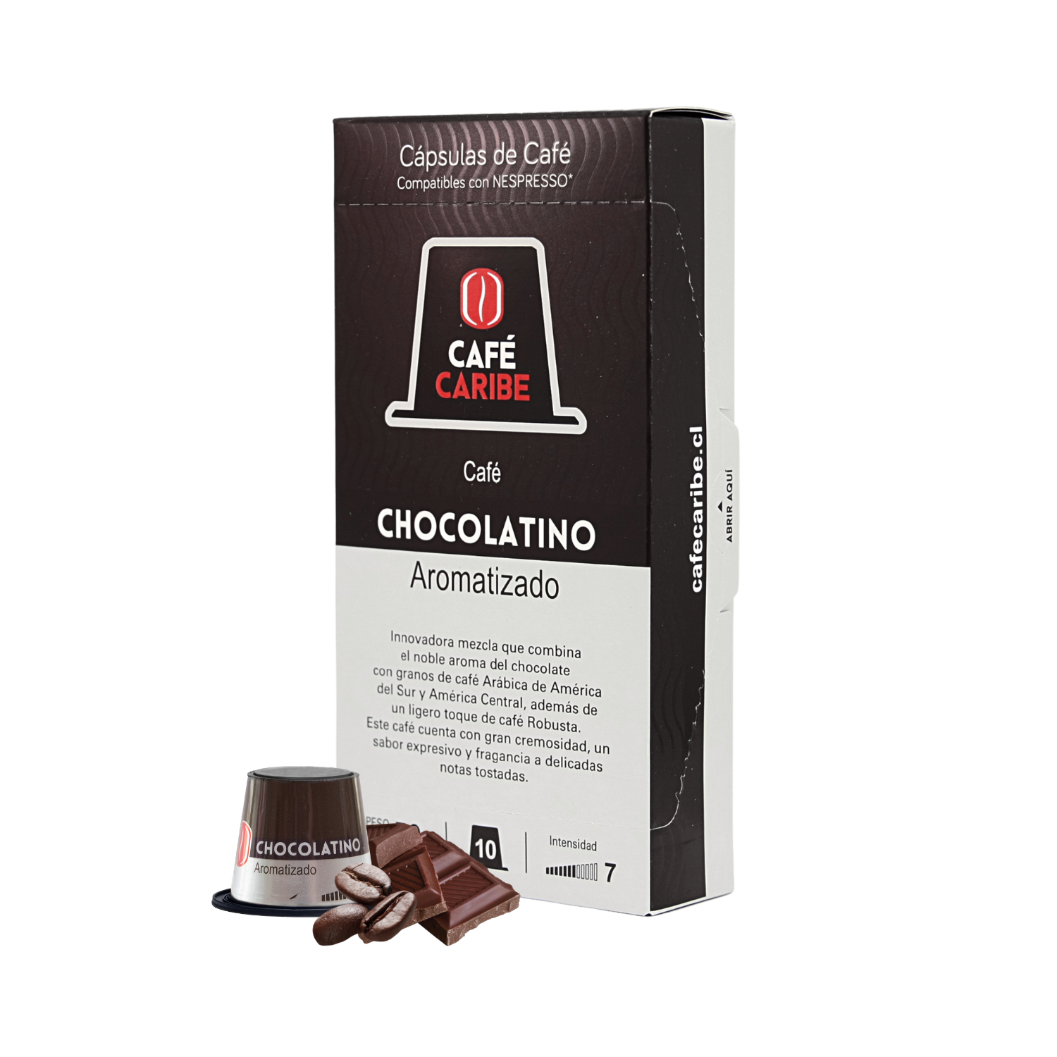 Chocolatino - Café Aromatizado - 10 cápsulas Nespresso compatibles