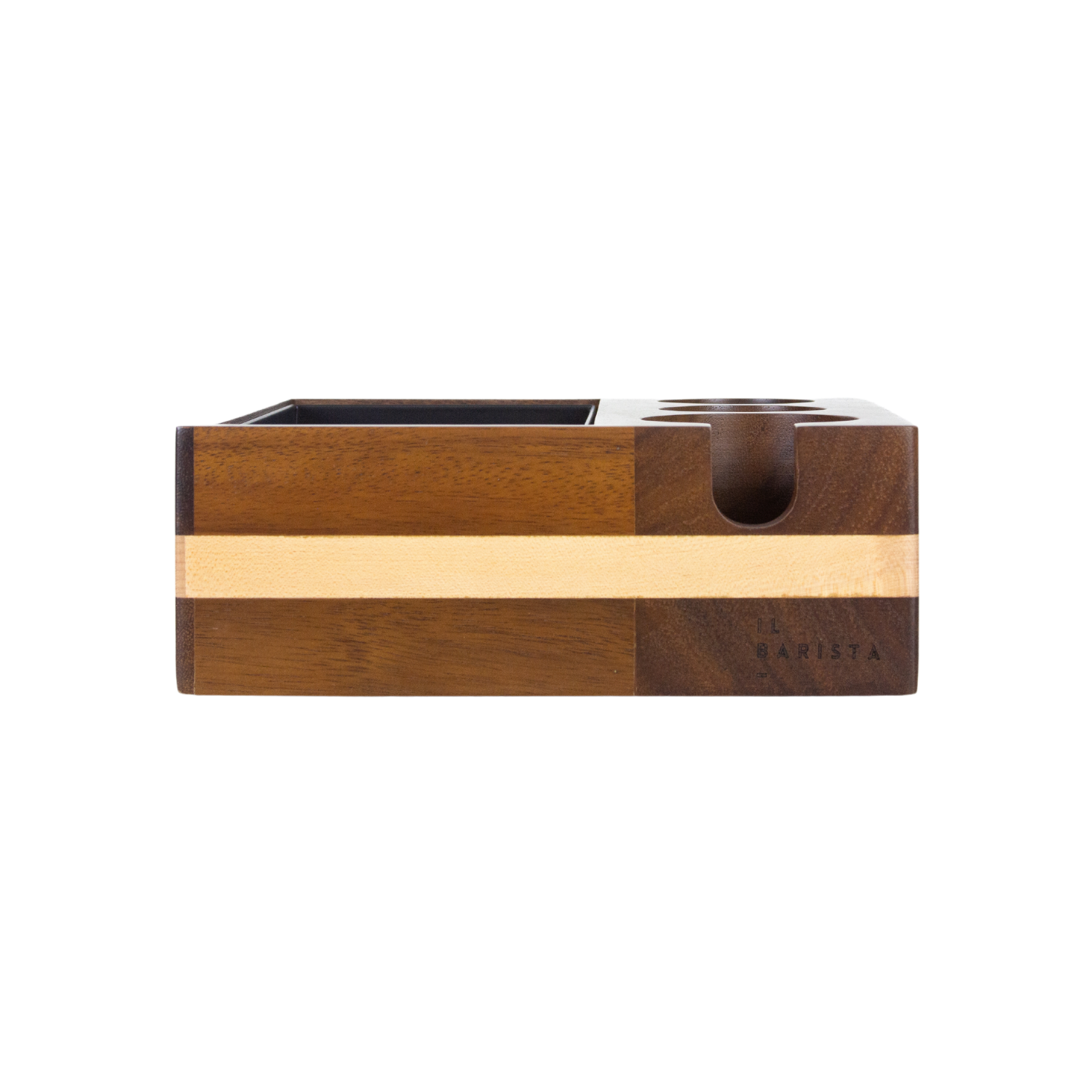 Estación con Knock Box, Portafiltro y Tamper