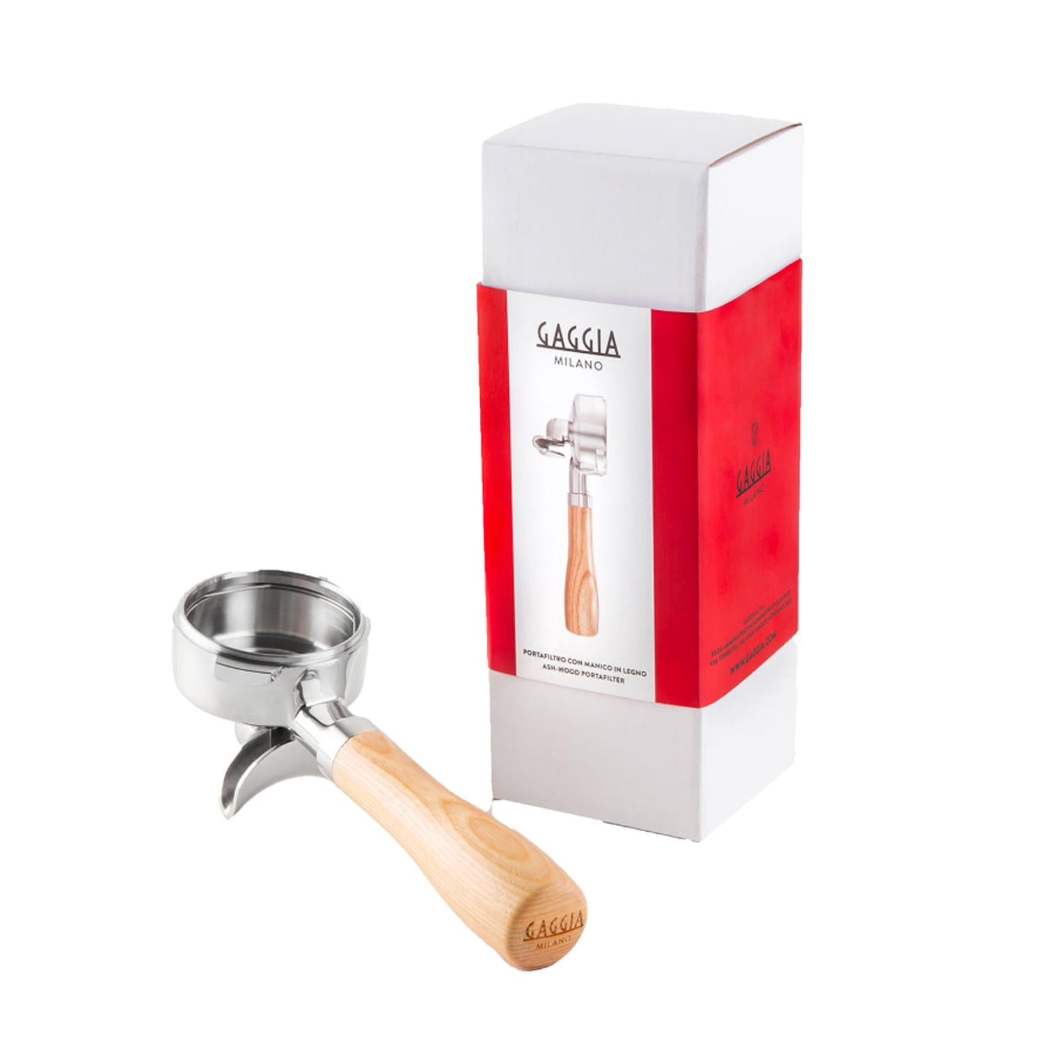 Portafiltro Gaggia 58mm con Mango de Madera